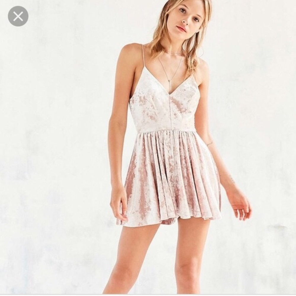 Urban Outfitters Velvet Romper